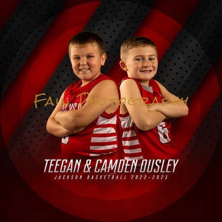 Teegan & Camden Ousley Button