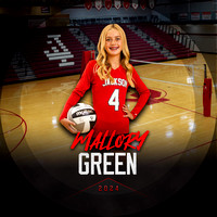 Mallory Green Button